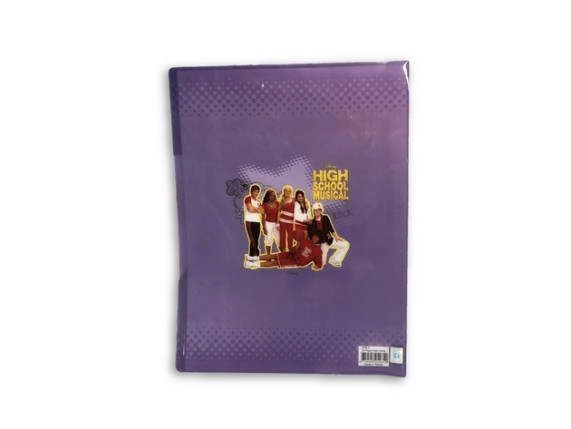 School Supplies - High School Musical - Folder w 20 Pages - Purple