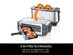 2-in-1 Compact Toaster Oven Refurbished