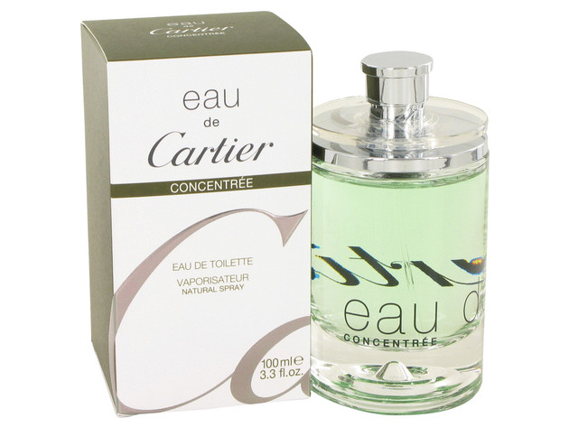 3 Pack EAU DE CARTIER by Cartier Eau De Toilette Spray Concentree (Unisex) 3.4 oz for Men