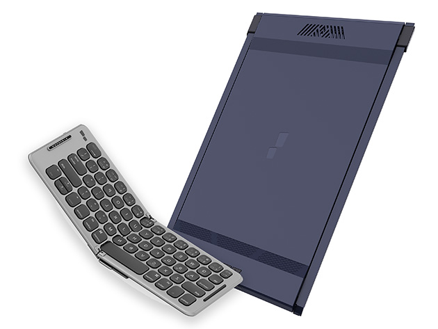 Mobile Pixels Duex Max + Portable Keyboard Bundle (Set Sail Blue)