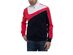 Sean John Men's Curved Colorblocked Track Jacket Blue Size Large