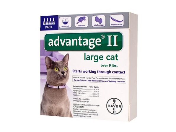 advantage ii for cats 4 pack