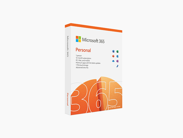 Microsoft 365 Personal: 15-Month Subscription [1TB OneDrive Cloud Storage for 1 User, PC/Mac]