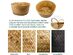 Potey Original Brown Handwoven Seagrass Plant Basket