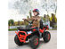 Costway 12V Kids Electric 4-Wheeler ATV Quad 2 Speeds Ride On Car w/MP3&LED Lights White - Red