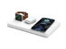 NYTSTND TRIO Wireless Charging Station (White Top/Rustic White Base)