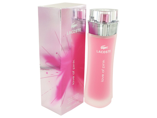 3 Pack Love of Pink by Lacoste Eau De Toilette Spray 3 oz for Women