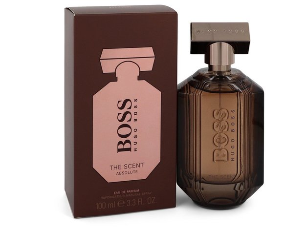 Boss The Scent Absolute by Hugo Boss Eau De Parfum Spray 3.3 oz