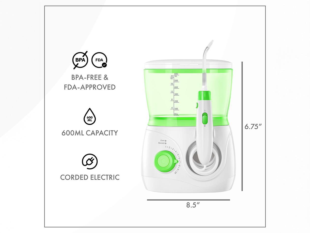 Children's Countertop Water Flosser (Green)