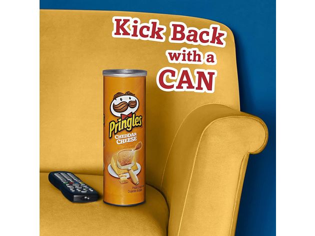 Pringles Potato Cheddar Cheese Perfectly Flavored Crisps and Tasty Chips, 5.5 Ounce