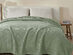 Vintage Cotton Waffle Blanket (King/Sage)