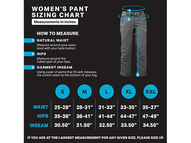 Wildhorn Kessler Womens Ski Snow Pants Insulated Waterproof Windproof, X-Large (Used, Open Retail Box)