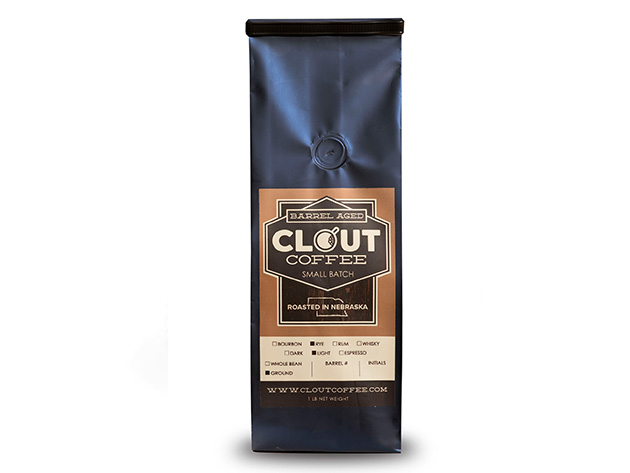 Rye Barrel Aged Clout Coffee (Light Roast/Ground Bean)