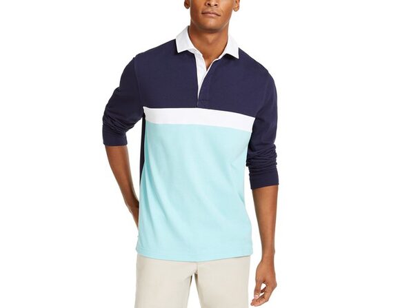 club room long sleeve polo shirts