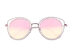 Bertha Sasha Wayfarer Sunglasses (Pink/Rose Gold)