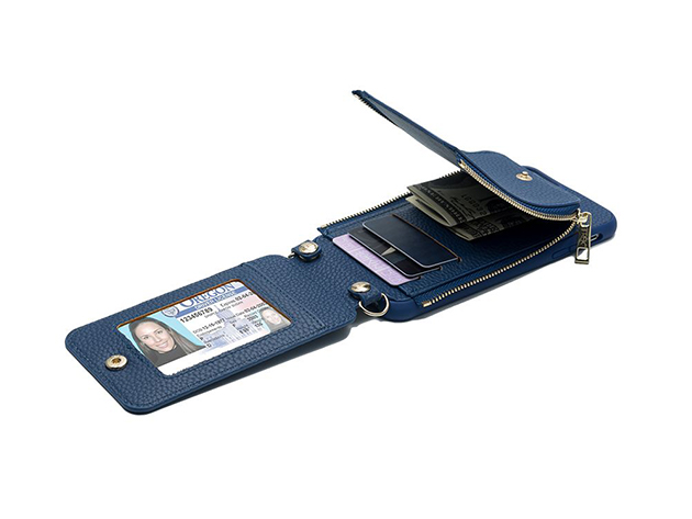 TREK™ Galaxy S9 Compatible Crossbody Case (Navy)