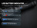 NEXTORCH P82 1,100m Long-Range Flashlight