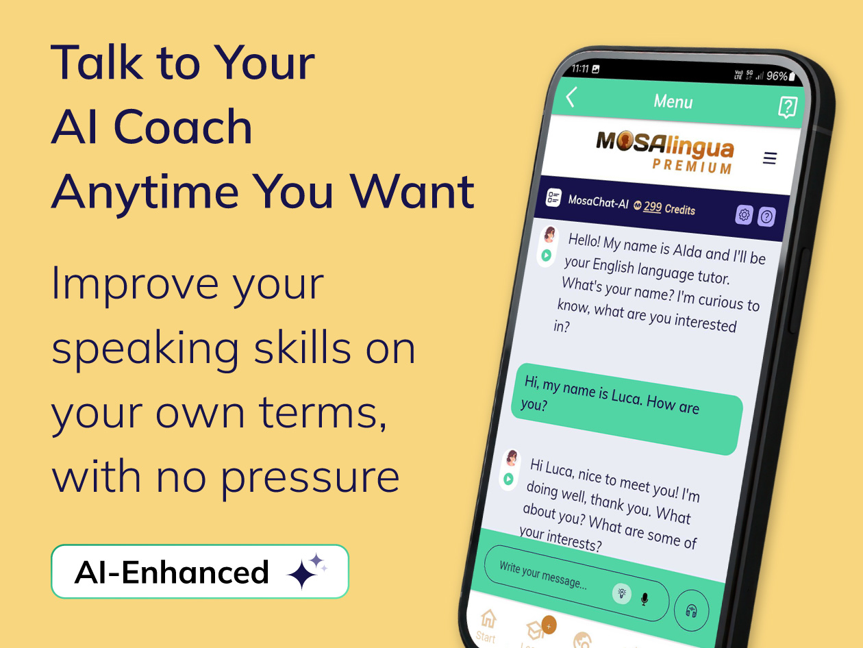 Mosalingua Premium Language Learning: Lifetime Subscription