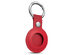 Hypergear AirCover: Vegan Leather Keyring for AirTag (Red)