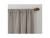 No. 918 Amalfi Linen Blend Textured Sheer Rod Pocket Single Curtain Panel, 54 Inches x 95 Inches, Gray