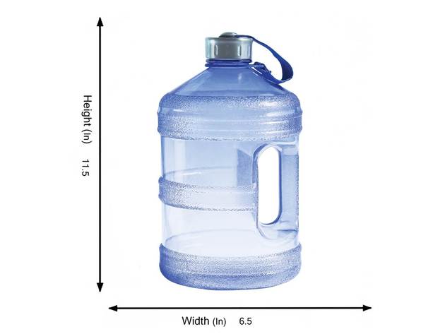 New Wave Enviro Products - Round Reusable Bottle with Handle - 1 Gallon