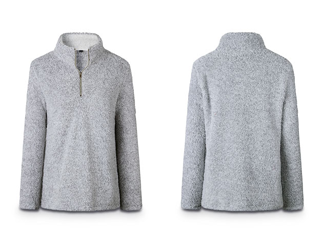 Half Zip Pullover (Grey/XL)
