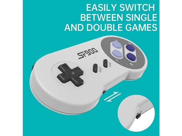 Classic Retro Game Console with 926 Video Games Built-In and Wireless Controller