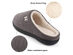 Men's Original Two-Tone Memory Foam Slippers (Gray/Natural, Size 13-14)