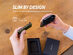Slim RFID Wallet with Apple FindMy (Carbon Fiber Look)