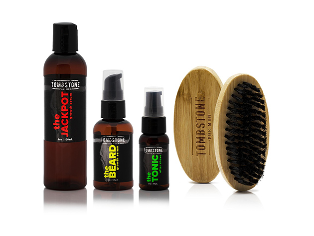 The Ultimate KGF Hair & Beard Growth Serum Set with The Tonic After Shave + The Beard Brush