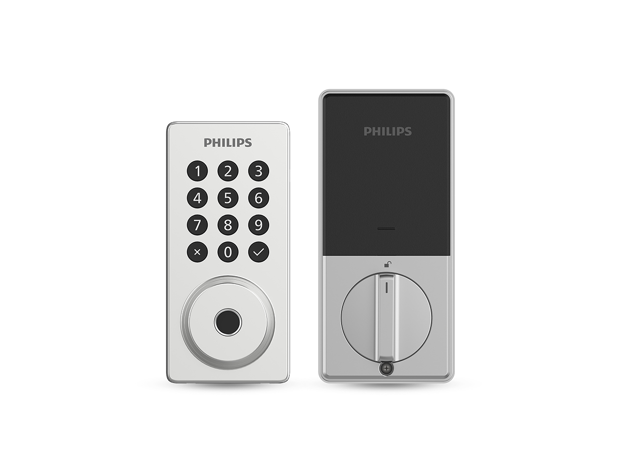 Philips 4000 Series Touchscreen Fingerprint Smart Deadbolt Satin Nickel
