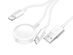 3-in-1 Apple Watch, AirPods & iPhone Charging Cable (White)