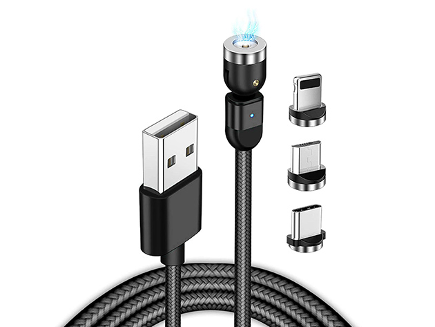 Statik 360 Pro 100W 6ft. Universal Magnetic Charging- Data Transfer Cable/Cord