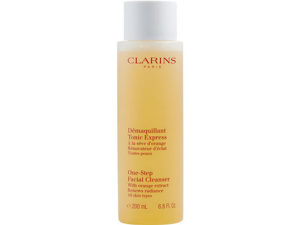 clarins one step facial cleanser orange