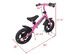 12'' Pink Kids Balance Bike Children Boys & Girls with Brakes and Bell Exercise - Pink + Black