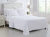 Kathy Ireland 6-Piece Brushed Microfiber Sheet Set (White/Twin)