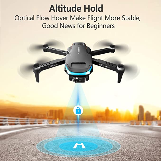 4K Dual-Camera Drone for Beginners with Intelligent Obstacle Avoidance (Orange)