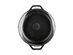 Lodge LC12EP 12 inch Seasoned Cast Iron Every Day Pan with Glass Lid
