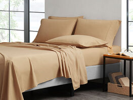 4-Piece Bamboo Comfort Luxury Sheet Set (Gold/Twin)