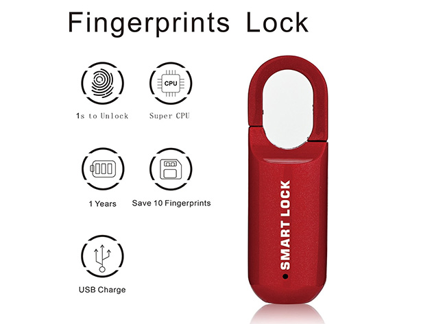 Mini Smart Fingerprint Padlock
