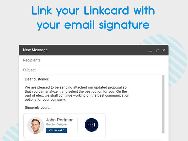 Linkcard - Business Card & Email Signature Builder: Lifetime Subscription (Business Plan)