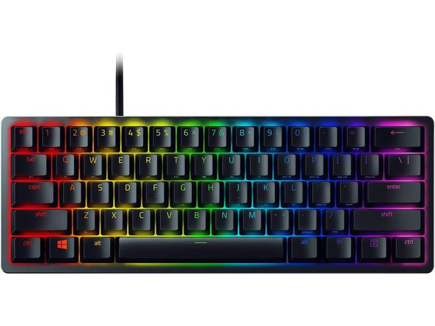 Razer Huntsman Mini TKL Gaming Keyboard Linear Optical Switches Chroma RGB Lighting (Refurbished)