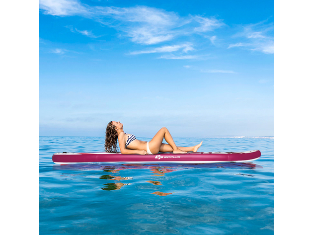 Costway 10.6' Inflatable Stand Up Paddle Board W/Carry Bag Adjustable Paddle Adult Youth 