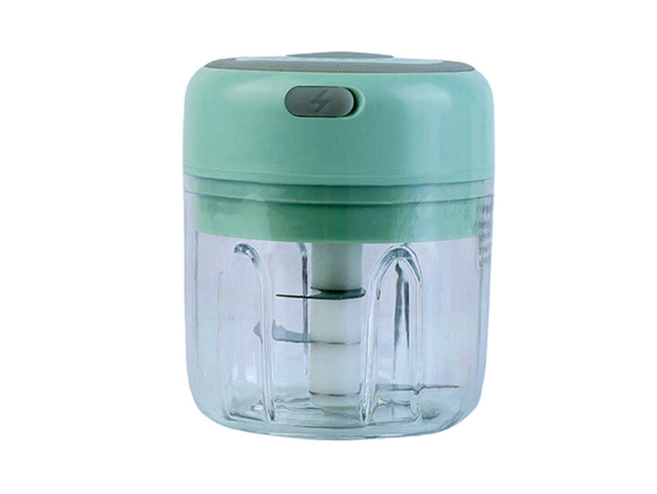 One Blue 30w Electric Food Chopper & Garlic Masher & Vegetable Cutter, Usb  Rechargeable Kitchen Appliance, 100ml