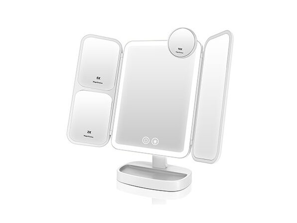 Easehold Rechargeable & Portable Lighted Makeup Mirror ...