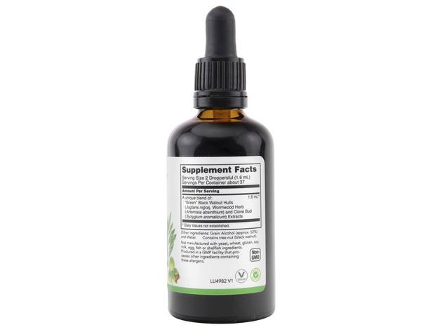 LuckyHerbs - Black Walnut Wormwood Complex Liquid - 2 fl. oz.