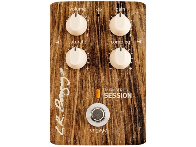 L.R. Baggs Align Session Compressor/Saturator Acoustic-Electric Guitar EQ Pedal (Used, Damaged Retail Box)