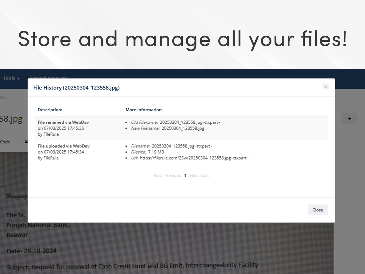 FileRule Cloud Storage: Lifetime Subscription