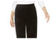 Karen Scott Women's Petite Velour Pull-On Pants Black Size Petite