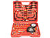 Costway TU-443 Fuel Injection Pressure Tester Gauge Tool Kit 0-140 PSI with Dual Scale - as pic